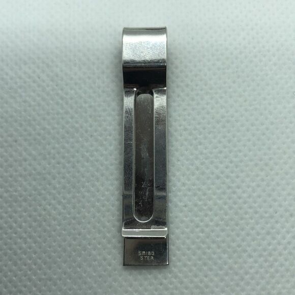 💛 Sterling Silver Vintage Cuff Links & Tie Bar - Picture 4 of 4